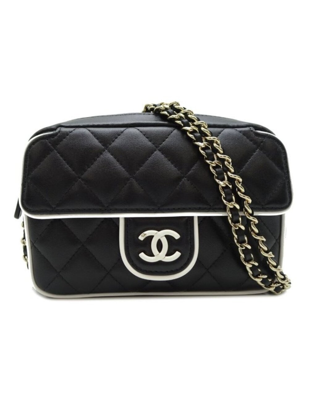 Chanel Shoulder Bag Quilted Chain Clutch Ap4516